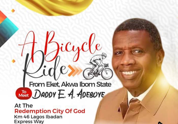 Man To Ride Bicycle From Akwa Ibom To RCCG Redemption City In Lagos For