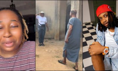 Lady Overwhelmed with Emotion as Yhemolee Gifts Her Cash After Viral NYSC Salute to Dad