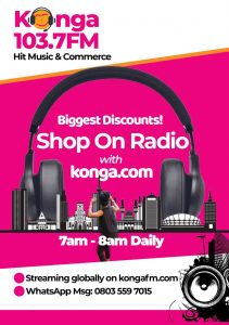 KongaFM -103.7 Launches "Shop On Radio”
