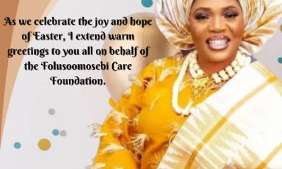 Hope Beyond the Cross: Folusoomosebi Foundation’s Easter Appeal