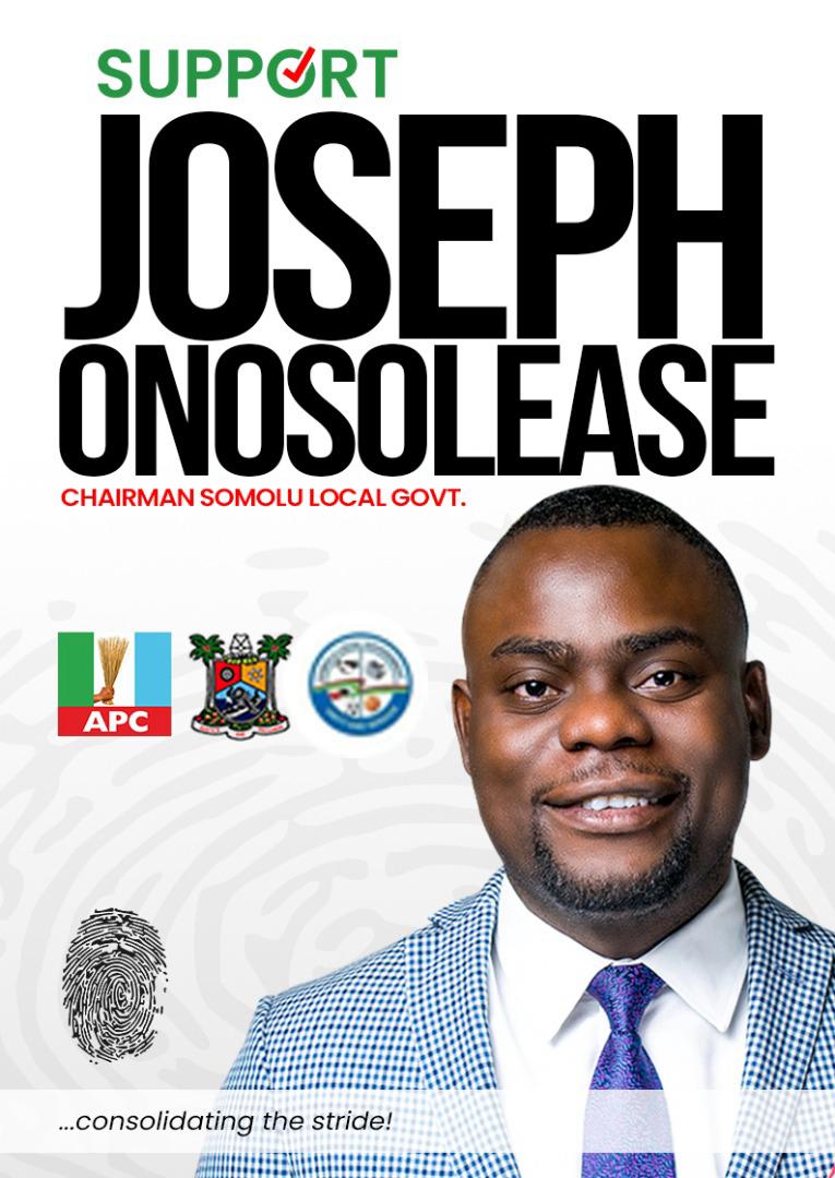 Meet Joseph Onosolease, also known as PJO, the next chairman of Somolu Local Government Council ...A forward-thinking visionary leader for Somolu's transformation ~By Oluwaseun Fabiyi