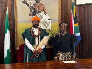Royal Alliance for African Renaissance: King Misuzulu Hosts Ògíamè Atúwàtse III at KwaKhangelamankengane