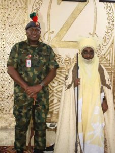 New Nigerian Defense Academy Commandant Visits Emir of Zazzau