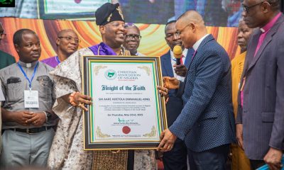 Aare Adetola Emmanuelking Conferred with First-Ever “Knight of Faith” Title by CAN South West Nigeria