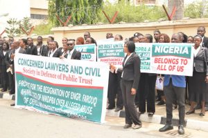 Lawyers, CSOs Storm Attorney General's Office Over $5 Milion Tuition Fees Paid For NMDPRA's Boss Children