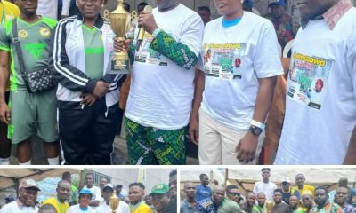 Olowogbowo Community Football Club Honours Lagos Island LG Chairman-Elect, Hon. Taiwo Oyekan With Grassroot Soccer | Citizen NewsNG )*