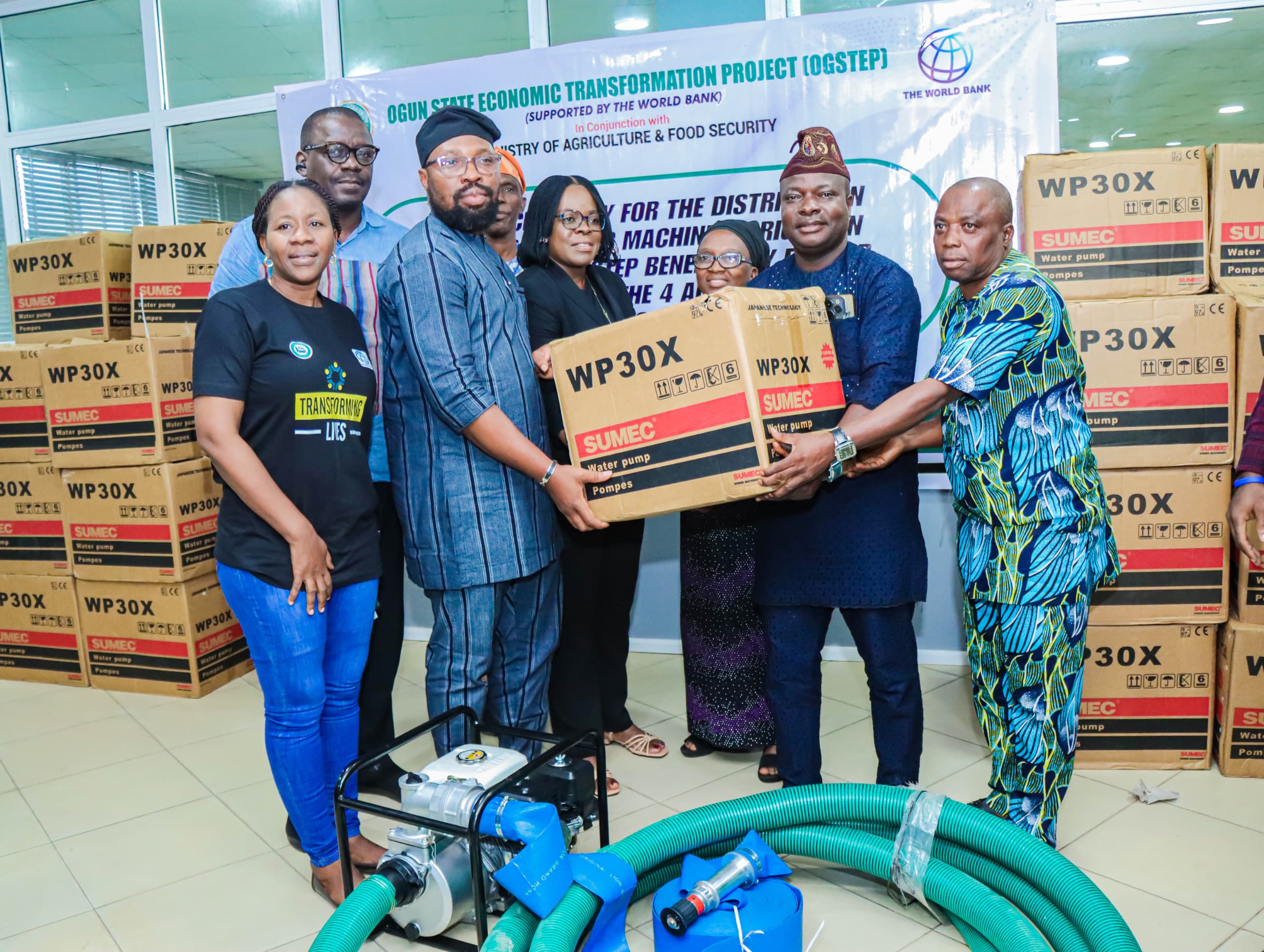 OGSTEP FLAGS OFF DISTRIBUTION OF IRRIGATION EQUIPMENT TO 100 FARMERS GROUPS IN OGUN
