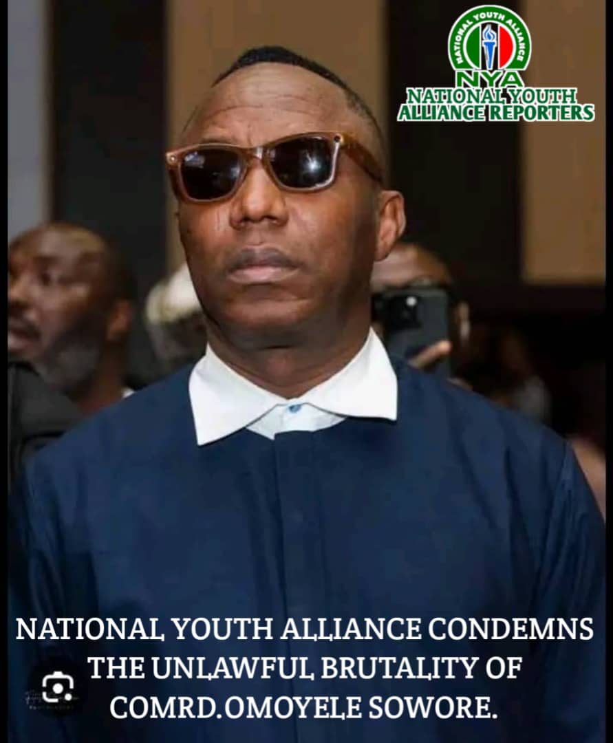 Youth Rising: National Youth Alliance Condemns Police Brutality, Demands Justice for Sowore.
By George Omagbemi Sylvester | Published by SaharaWeeklyNG.com