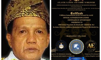 A Brighter Future for Asia”: Lord Chamberlain Welcomes Sultan Raja Datu Al-Sharif as Director General