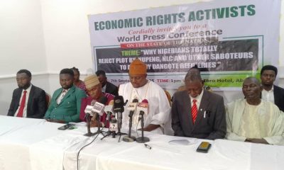 Dangote Refinery: Economic Rights Activists Condemn NUPENG, NLC over Threats of Nationwide Strike to Cripple Economic Life