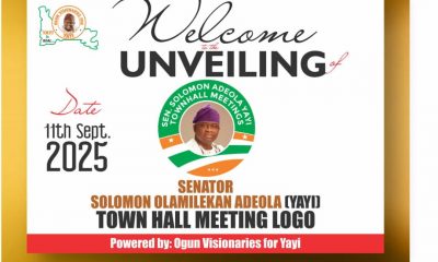 Ogun Visionaries Unveils Sen. Adeola Yayi's Town Hall Meetings Logo