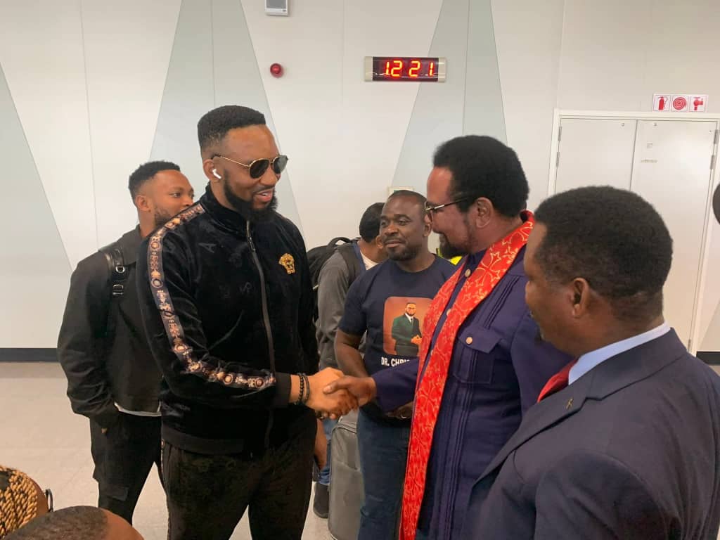 Zambia Supernatural Help Conference: Famous Lagos Prophet Dr Chris Okafor received a Heroic Welcome to Zambia.