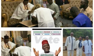 ABUBAKAR SANUSI YAKUBU RECEIVES ROYAL BLESSINGS AND ENDORSEMENT FROM ATTAH OF IGALA.