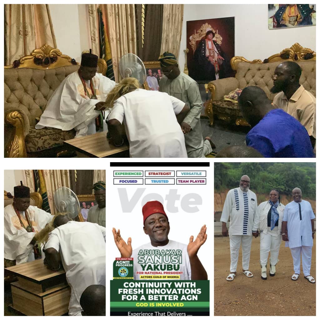 ABUBAKAR SANUSI YAKUBU RECEIVES ROYAL BLESSINGS AND ENDORSEMENT FROM ATTAH OF IGALA.