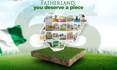 Adron Homes Hails Nigeria at 65, Reaffirms Commitment to Nation-Building