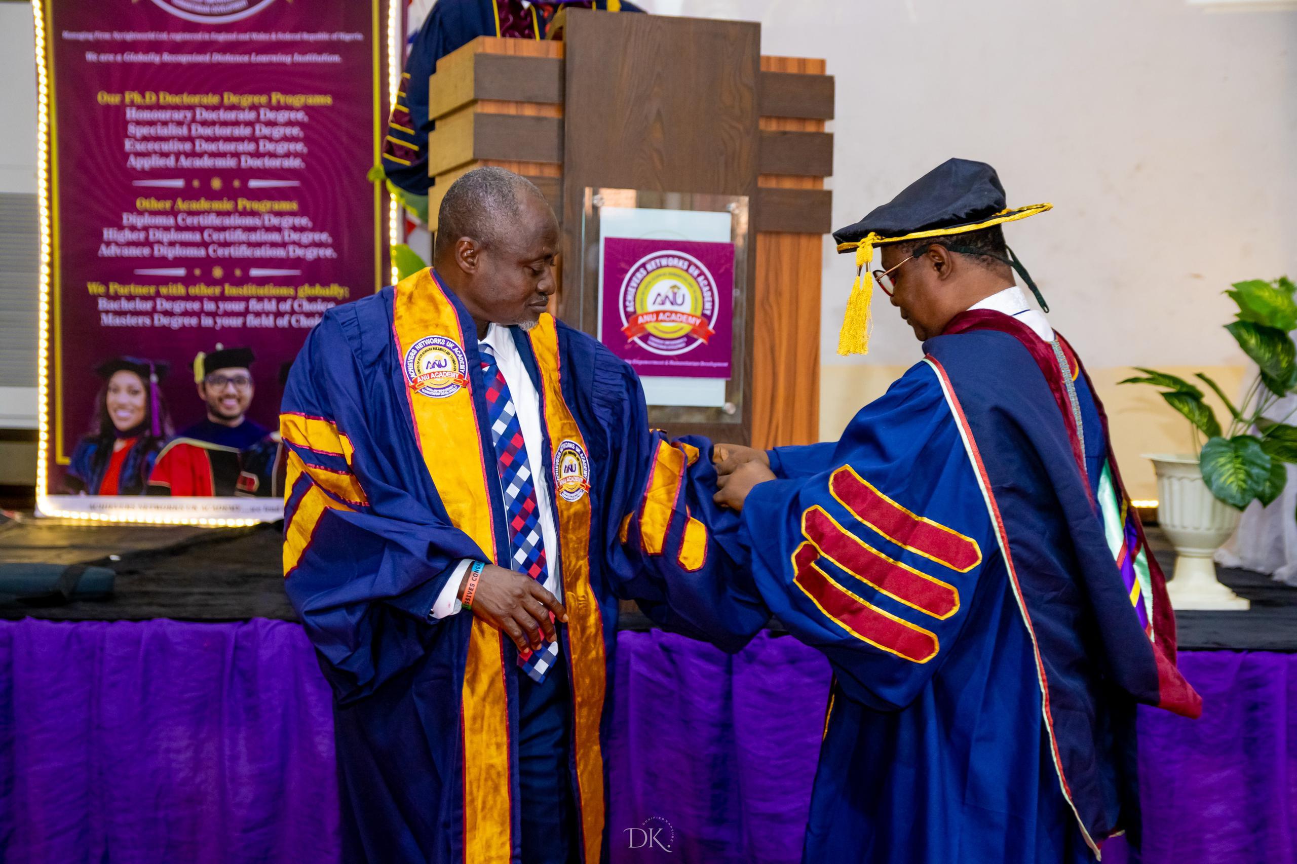 GLOBAL RECOGNITION: Hon. Agbaje Lukman Abiodun Receives Honorary Doctorate and Prestigious Humanitarian Award