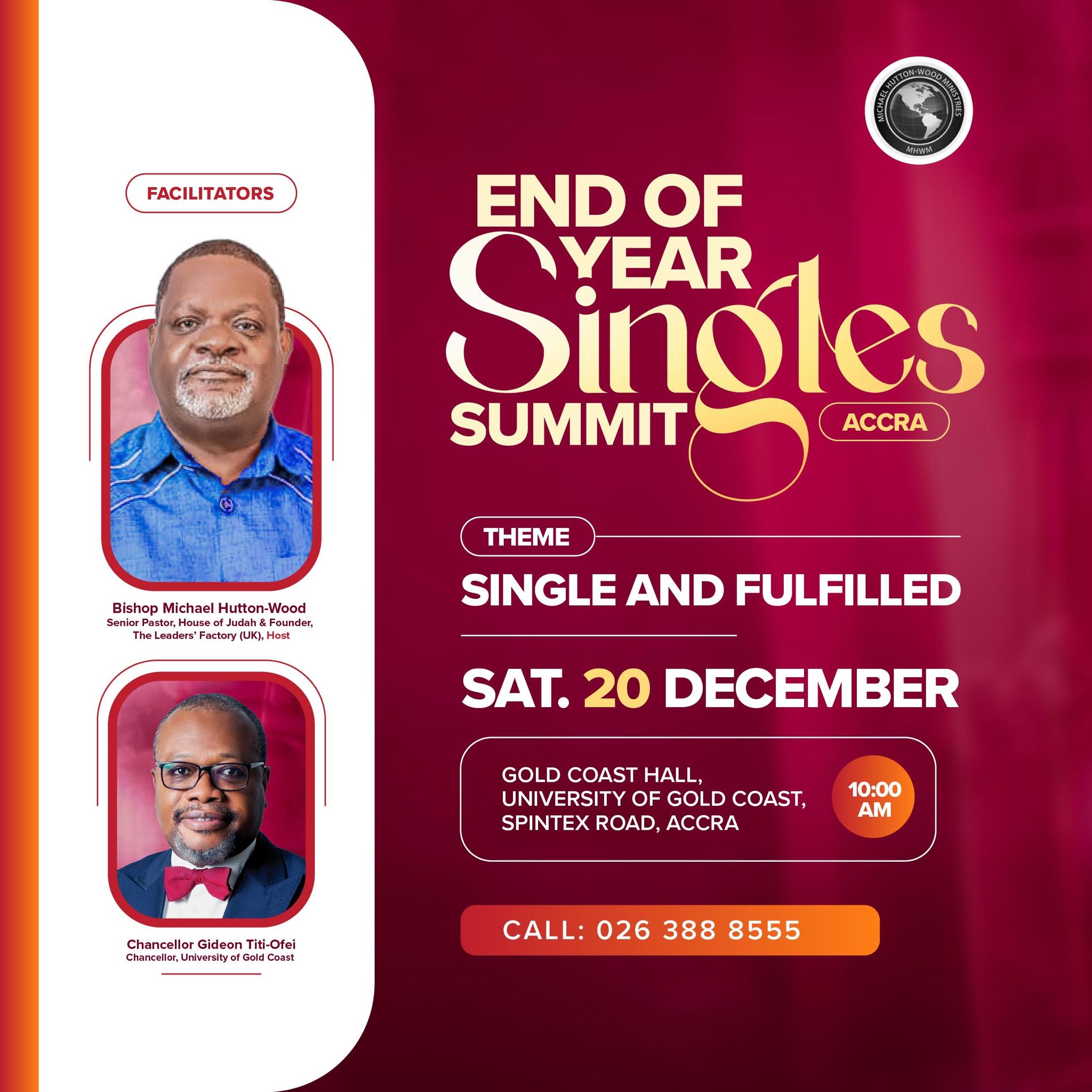 END OF YEAR SINGLES SUMMIT — A Life-Changing Experience Awaits You