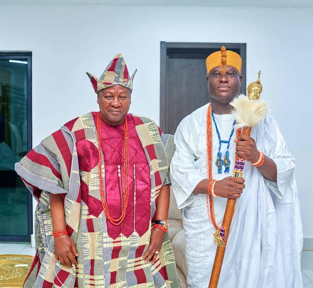 Ooni’s Chieftaincy Will Strengthen Ghana-Nigeria Relations - Ghana’s President Mahama