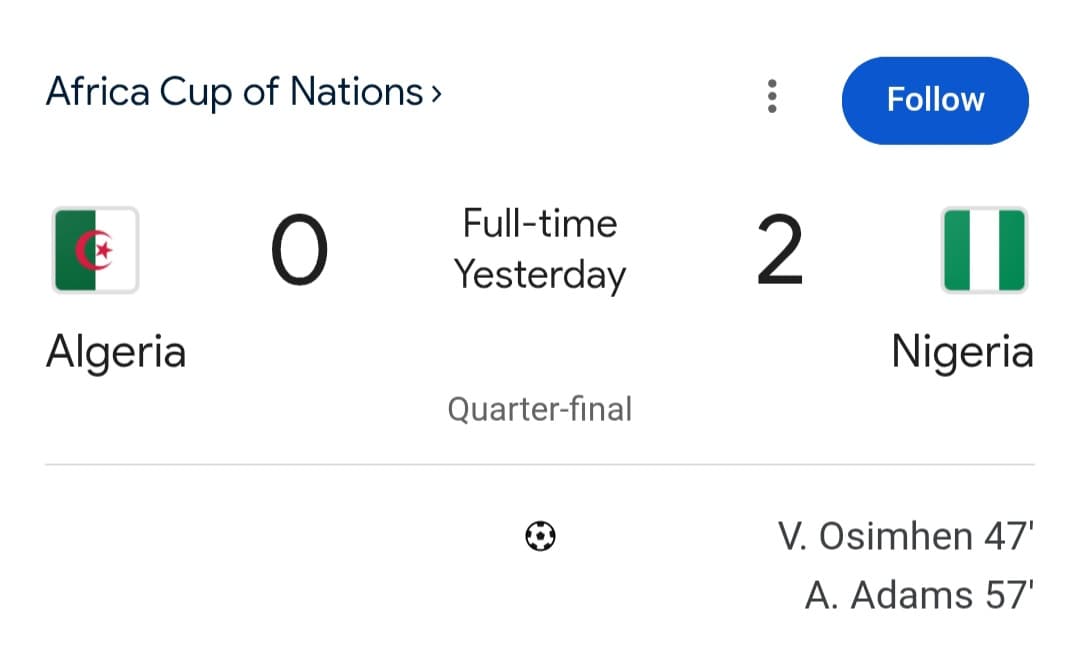 Super Eagles Soar: Nigeria Storms AFCON 2025 Semifinals in a Showcase of Resilience and Continental Football Supremacy.
By George Omagbemi Sylvester
saharaweeklyng.com