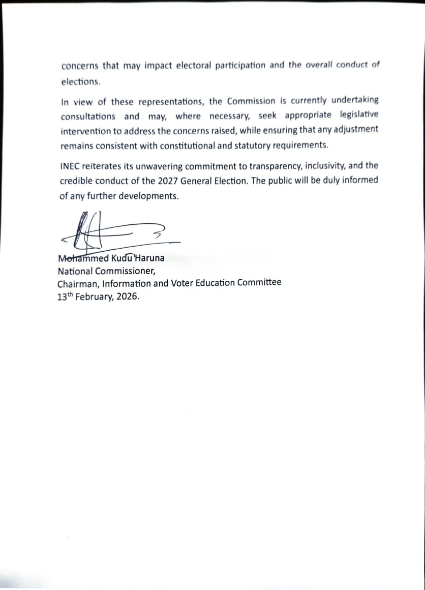 2027 polls: INEC consults over Ramadan overlap, promises equal access