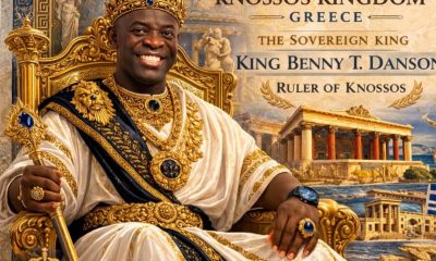 King Of Knossos, His Imperial Royal Eminence Archbishop King Benny Terry Danson Received Allocades from UKA.